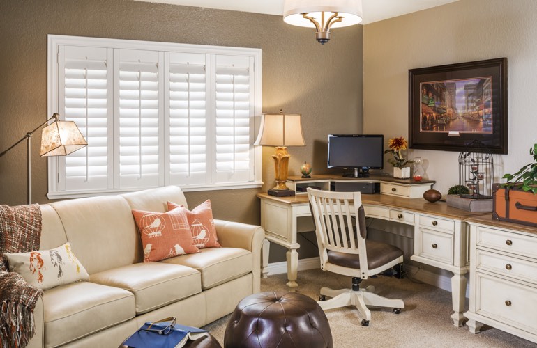 Home Office Plantation Shutters In Jacksonville